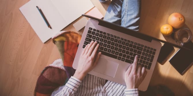 Woman on laptop