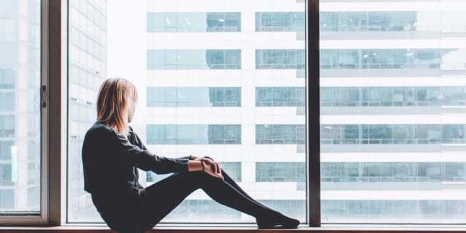 girl sitting