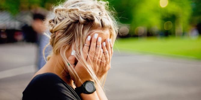 shy girl