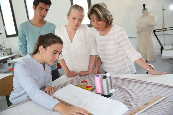 Students in Design School