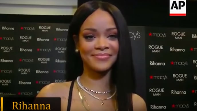 Rihanna. Screenshot from https://www.youtube.com/watch?v=vrSTsWNqRzw.