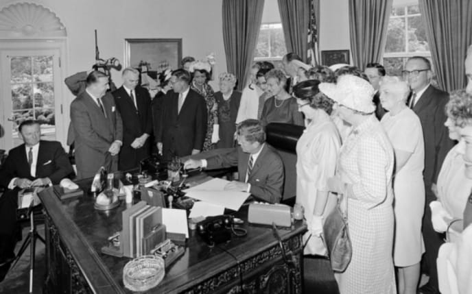 Signing of the Equal Pay Act