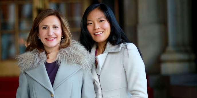 Fairygodboss Co-founders Romy Newman and Georgene Huang