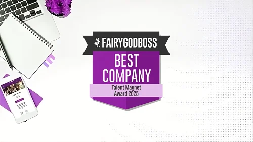 Fairygodboss Best Company 2025 image.