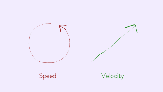 speed vs. velocity