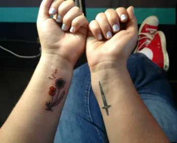 two hands