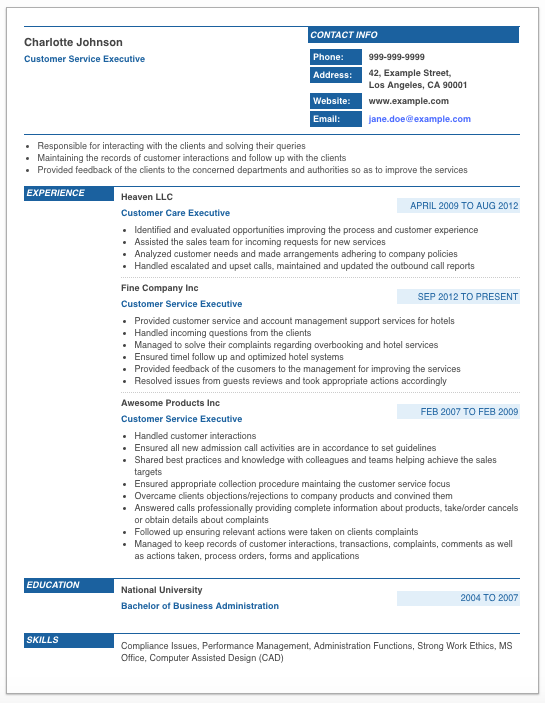 Free resume templates downloads no fees - typejnr