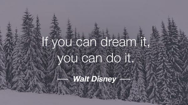 inspiration for work Walt Disney