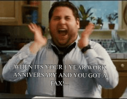 35 Hilarious Work Anniversary Memes To Celebrate Your Career Fairygodboss So employee's work anniversary is a great time to celebrate the years. 35 hilarious work anniversary memes to