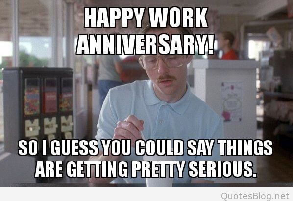 Funny Work Anniversary Meme