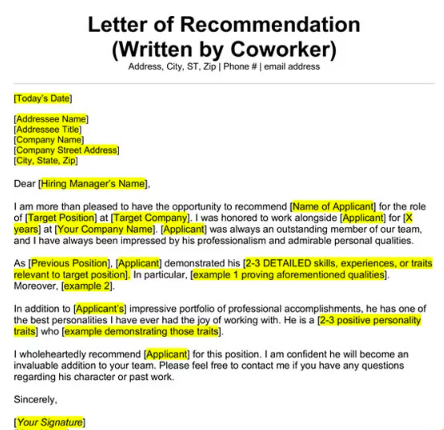 Qualities To Include In A Letter Of Recommendation from d207ibygpg2z1x.cloudfront.net