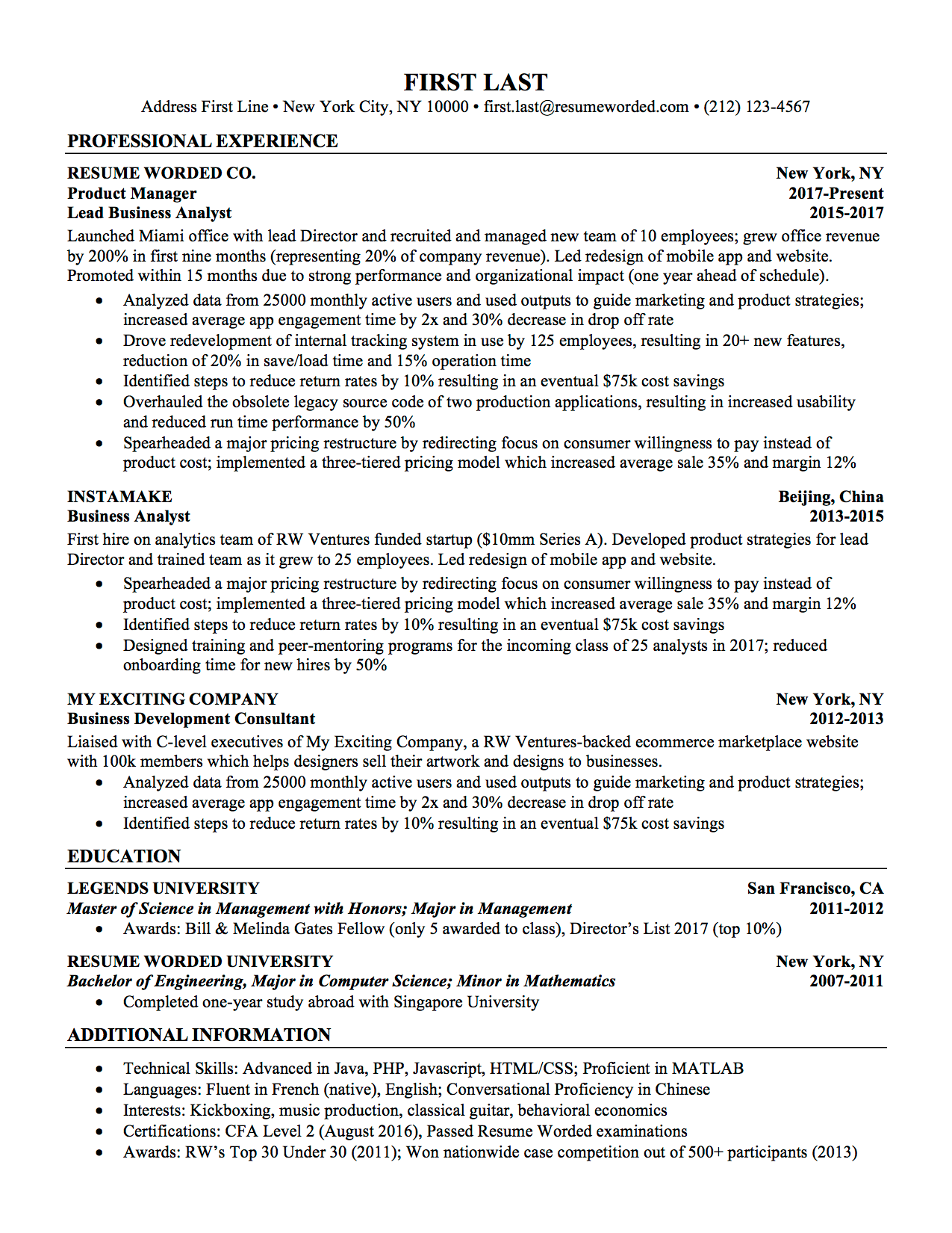 15 Free Ats Resume Templates Optimized For 2024 vrogue.co