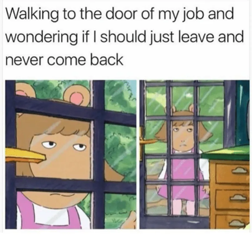 work burnout meme